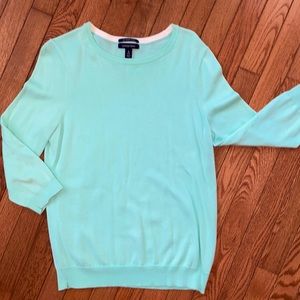 Mint green lightweight sweater. Size small (6-8)